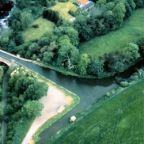 104 LUCS V1229 Aerial view east end Almond Aqueduct