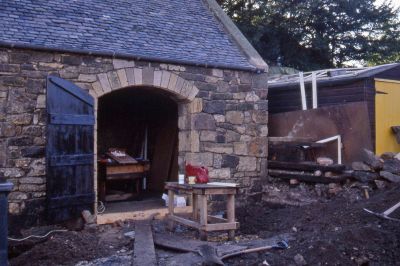 214 LUCS A2041 Potting shed of Rockville House converted to a workshop 1990