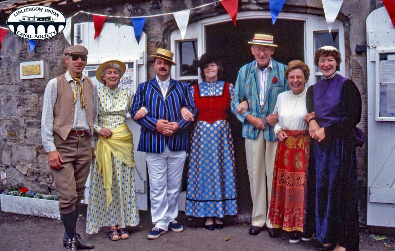 214 LUCS A2057 Edwardian dress for 1990 canal rally
