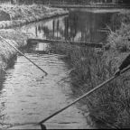 104 LUCS H0051 Cleaning feeder canal at Almond Aqueduct