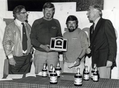 1981 Prize Giving Danny Callaghan Barry Stokes